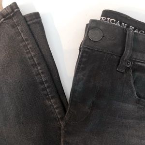 AEO black denim jeans